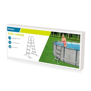 Meilleure vente <span class=keywords><strong>Bestway</strong></span> 58336 Accessoire de <span class=keywords><strong>piscine</strong></span> <span class=keywords><strong>hors</strong></span> <span class=keywords><strong>sol</strong></span> <span class=keywords><strong>pour</strong></span> usage familial 1,22 m Échelle portable - Product Image 6
