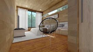 Casa de huéspedes con contenedor personalizado de gama alta: paredes panorámicas de vidrio con diseño de vista al mar - Product Image 6