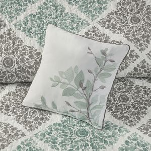 Ensemble de couette imprimée 6 pièces, taille King, moderne, pour toutes les saisons, avec oreillers décoratifs - Product Image 2