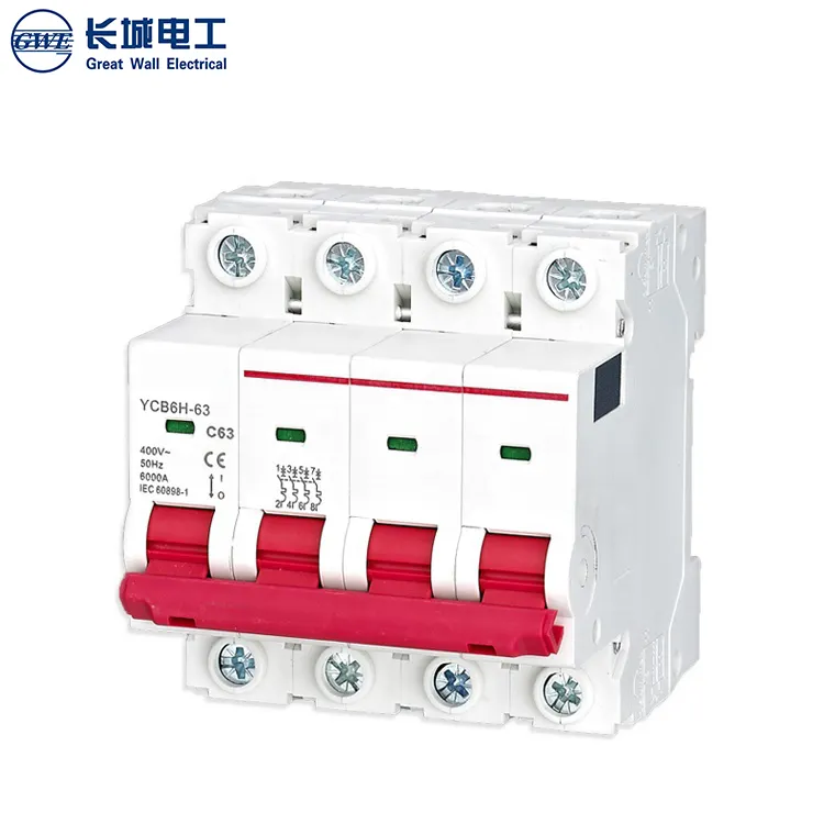 Professional Dc 40 Amp Circuit Breaker 2pole 6-63a Mini Solar Pv Mcb 550v 800v Current Breaker