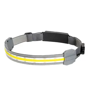 Di Động ABS Nhựa Không Thấm Nước Cob Head Torch USB Sạc Đèn Pha Mini Chạy LED COB Đèn Pha Ngoài Trời Đi Xe Đạp