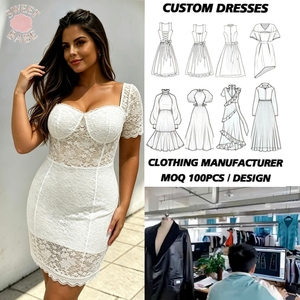 Robe moulante mini sans bretelles, dos nu en U profond, à nouer, élégante, pour cocktail, fête d'anniversaire, pour femmes, taille plus - Product Image 1