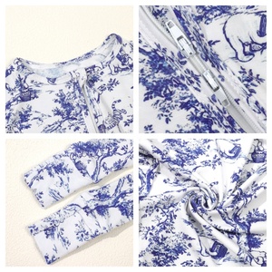Piyama Bayi Bambu KERUI, Romper Bayi Bambu dengan Resleting, Piyama Anak Perempuan Viscose Bambu, Kotak Misteri Grab Bag - Product Image 5