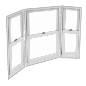 Lukliving Big View Fenêtre en aluminium insonorisée en verre à double vitrage baies vitrées - Product Image 4