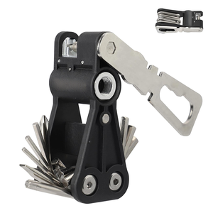 Kits d'outils pour vélo 18 en 1, clé hexagonale multifonctionnelle, coupe-chaîne, buse de gonflage CO2, outil de réparation de vélo - Product Image 1