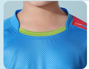 Harga pabrik poliester cepat kering tenis meja & Badminton Jersey bernapas Pria & Wanita T-shirt dengan Logo pinggang untuk pria wanita - Product Image 5