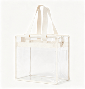 Bolso de Mano Transparente de PVC para Mujer, Elegante, Impermeable, Fácil de Limpiar - Product Image 2