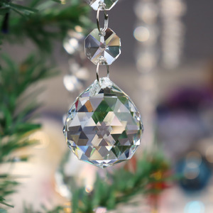 Crystal Ornaments <strong>Christmas</strong> <strong>Tree</strong> Decorations Balls <strong>Clearance</strong> Hanging Crystals for Centerpieces Crystal Chandelier Replacement - Product Image 5