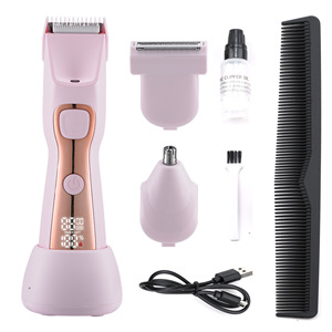 Set de Depilación Eléctrica Tres en Uno para Mujer, con Pantalla LED Digital, Resistente al Agua en Todo el Cuerpo y Carga Tipo-C - Product Image 1