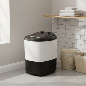 Mini-lave-linge électrique semi-automatique 4,5 kg pour usage domestique et hôtelier, idéal pour les sous-vêtements et les petits vêtements pour les mamans et les bébés - Product Image 1