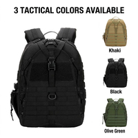 Sac à dos tactique imperméable 900D 30L respirant résistant à l'usure pour le camping, la randonnée, la chasse, les voyages, l'entraînement et les trajets quotidiens