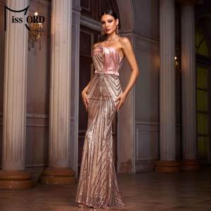 Женское вечернее платье без бретелек - Product Image 5