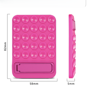Support de téléphone portable pliable en silicone à ventouse pour douche, bureau, support de maquillage pour smartphone - Product Image 2
