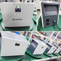 Station d'alimentation portable SUNPOK 3000W-10000W avec batterie LiFePO4, charge solaire, générateur solaire pour le camping, la maison, la sauvegarde et les situations d'urgence