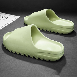 Pantoufles épaisses à semelle épaisse, antidérapantes, pour l'extérieur, couleur unie, sandales à une sangle pour hommes et femmes, taille 36 à 45 - Product Image 3