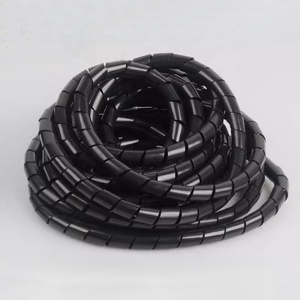 4 6 8 10 12 14 16 20 25 30 mm Organisateur de fil <span class=keywords><strong>électrique</strong></span> Enveloppe de fil spiralé Protection de câble Manchon de câble Bandes d'emballage spiralées - Product Image 3