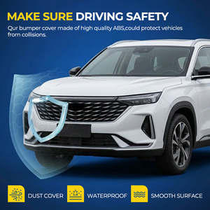 Nouveau <span class=keywords><strong>pare</strong></span>-chocs <span class=keywords><strong>avant</strong></span> Changan Eado ABS <span class=keywords><strong>peinture</strong></span> noire, ajustement universel, pièce de voiture, comprend des vis, garantie 1 an - Product Image 4
