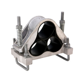 Pince de fixation de câble en alliage d'aluminium à trois brins JGP-2, résistante à la corrosion pour fil d'acier haute tension - Product Image 2