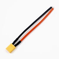 Connecteur mâle et femelle XT30 avec câble en fil étamé 16AWG de 100 mm pour batterie Lipo d'avion RC à voilure fixe et chargeur de drone FPV