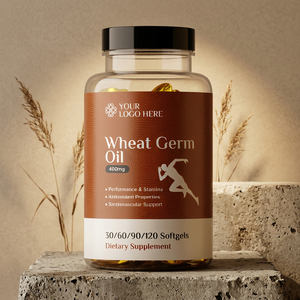 Huile de germe de blé 400 mg en capsules molles – Complément alimentaire naturel antioxydant – 30/60/90/120 unités - Product Image 1