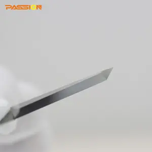 Cuchillo טונגסטן קרביד חיתוך סכין עבור פלסטיק דיוק מכונות סכין 80x40x1mm עור חיתוך סכין