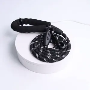 Guinzaglio per cani in Nylon riflettente multicolore di lusso personalizzato per cani di taglia media nuovo stile guinzaglio per animali domestici per noi mercati europei - Product Image 5