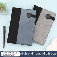 YT Individuelles Logo Kreatives A5 Loseblatt-Notizbuch Firmen-Jahrestagung Event-Geschenkset Magnetverschluss Geschenkbox