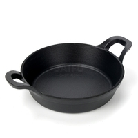 Poêle en fonte pré-assaisonnée petit ensemble de ramequin vaisselle ustensiles de cuisine mini poêles allant au four