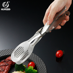 304 pinces alimentaires en acier inoxydable camping en plein air pinces à barbecue maison cuisson pinces à pain - Product Image 2