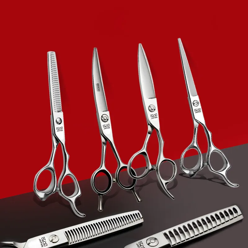 2024 6 Inch Thinning Hairdressing Designer Shear Custom Hair Cutting Barber Salon Scissors For Hair Styling