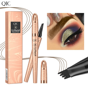 Crayon à sourcils Magic Microblading, 4 pointes micro-fourches, formule longue durée anti-bavures, brun clair pour des sourcils naturels - Product Image 4