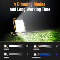 Lampe de travail portable LED KCD 30w 40w 48w rechargeable pour l'extérieur USB Slim Design Strobe Flexible Temporaire Haute Lumen Aluminium