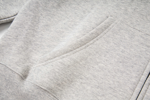 <span class=keywords><strong>Sudadera</strong></span> con Capucha de <span class=keywords><strong>Jersey</strong></span> Bordada, Ligera, de 480 Gsm, con Cierre Completo, Unisex, de Algodón, para Personalizar (ODM) - Product Image 6