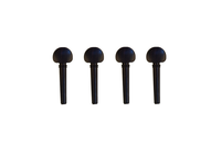High End Stringed Instrument Accessories Violin Part Violin Ebony Wood Tuning Peg Set Made in China