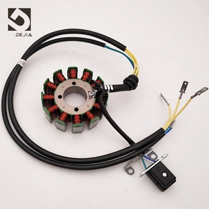 Bobine de stator de magnéto de <span class=keywords><strong>moto</strong></span> DEJIA CG125D-12 12 pôles 200W 12V - Product Image 3