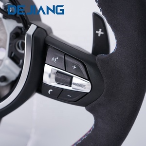 Volante Deportivo <span class=keywords><strong>M</strong></span> Sport en Cuero Azul Alcántara para BMW X3 X4 M3F22 F30 F32 F35 M6 F10 X5 F15 X6 F16 F06 F11, Listo para Instalar - Product Image 3