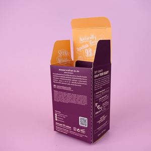 Cajas de Papel Plegables para Cosméticos con Impresión de Logotipo Personalizado y Empaque Único, Cajas con Tapa Abatible - Product Image 1