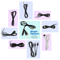 Cable de Extensión USB 2.0 de 24+28 AWG, USB Macho a Macho, Conductor de Cobre Desnudo, Cable de Extensión de Datos Blindado de 4 Núcleos