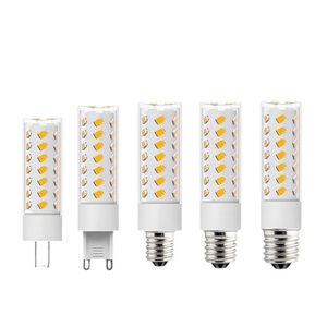 Bombilla de lámpara LED regulable Corm iluminación de luz de vela G4 G8 G9 E11 E12 E14 E17 BA15S T10 8W Marm blanco frío SMD2835 12V 110V 230V - Product Image 3