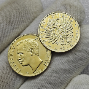 Moneta commemorativa Italia 1902 <span class=keywords><strong>20</strong></span> <span class=keywords><strong>Lire</strong></span> Vittorio Emanuele III Regno d'Italia - Product Image 2
