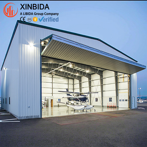 Hangar d'Aviation Préfabriqué sur Mesure de Haute Qualité, Structure en Acier pour Stockage d'Avions, Entrepôt à Ossature Métallique - Product Image 1