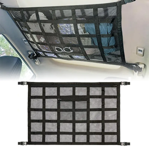 Soffitto per Auto con rete portaoggetti da tetto per Auto borsa interna da carico in rete traspirante per riporre Auto accessori interni - Product Image 1
