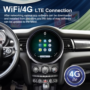 Écran rond de 11,7 pouces, autoradio multimédia Android, moniteur de navigation, Carplay, nouveau design pour BMW MINI F60 2016 2018 - Product Image 6