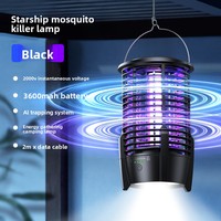 Tueur de moustiques et de mouches électronique domestique et extérieur, lampe de camping, nettoyage à un bouton, matériau ABS