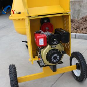 Hochwertige tragbare Zement- und Betonmischmaschine mit zwei Rädern, Mini-Elektro- oder Benzinmotor, Trommelmischer mit leistungsstarkem Motor - Product Image 2