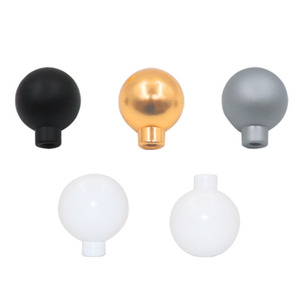 Modern light luxury hot-selling spherical single-hole aluminum alloy handles suitable for cabinets, drawers, and <strong>doors</strong>; .PULLS - Product Image 2