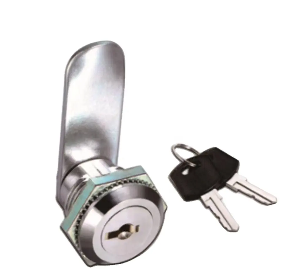 Cerradura de leva de cilindro de aleación de zinc con llave tubular de seguridad Popular para torniquetes de Metro/teléfono público/escaparate publicitario