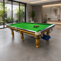 Table de billard Naipni à plateau en marbre et base en bois, prix usine, faible MOQ
