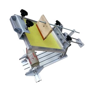 Manual Cylindrical Screen Printing Machine for Pen Bottle etc. - 1 Color CE Certified 15 Screens Affordable Price