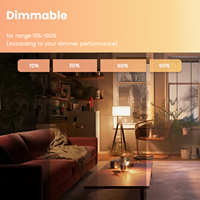 Ampoule LED à filament G25/G80 7W 800LM dimmable CRI 80 AC 120V/AC220-240V pour éclairage décoratif maison, café, hôtel - Vente chaude